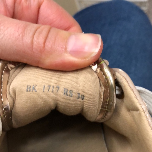 Anthropologie | Gold Flip Sequined Sneakers - Picture 5 of 13